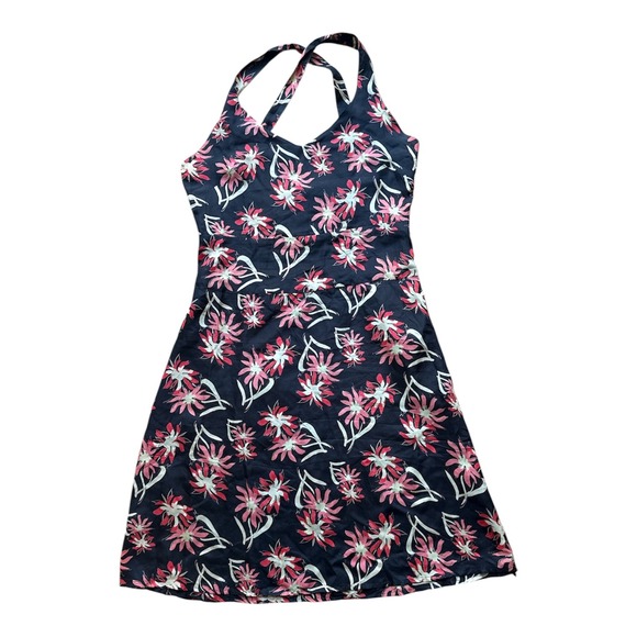 Antonio Fusco Dresses & Skirts - Antonio Fusco Vintage Floral Halter Dress Pink Italian Designer Size S